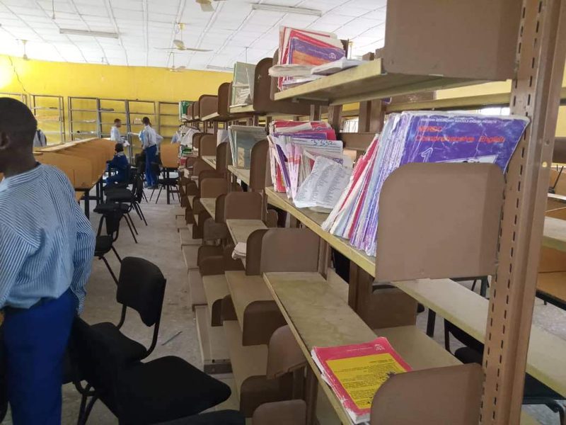 GSS Karshi library — awaiting renovation